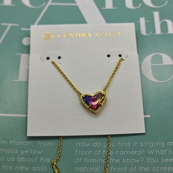 Kendra Scott Gold Necklace - Picture 1 of 4